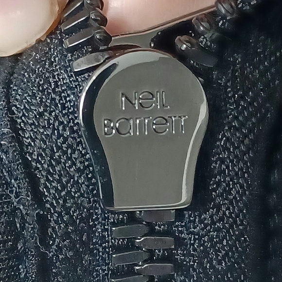 NEIL Barrett Ruben's Eagle Hybrid Crew Sweatshirt top sweater - Picture 11 of 14